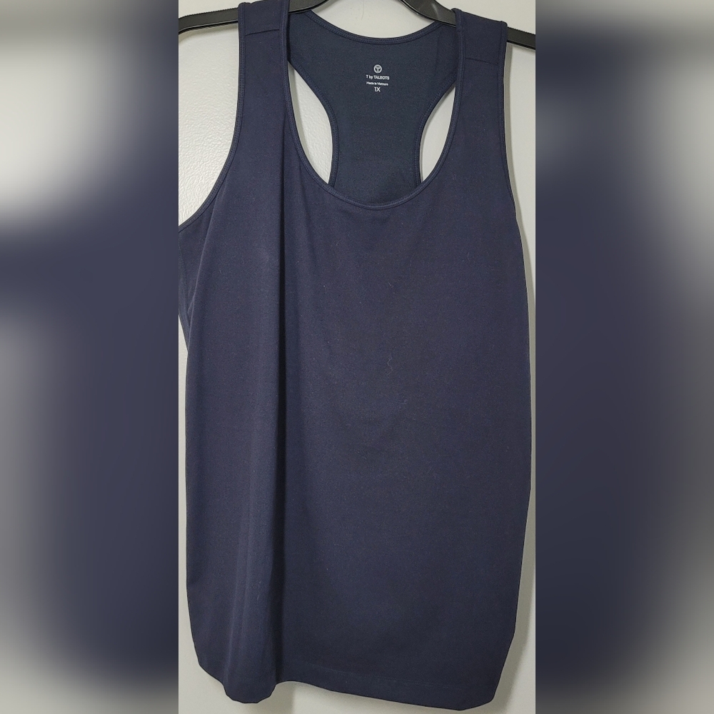 Talbots Athletic Top / Built In Bra 1X